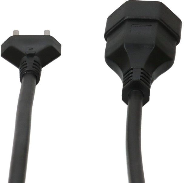 TD-Verlängerung H05VV-F3G1.5 10m schwarz Typ 23 / Typ 23