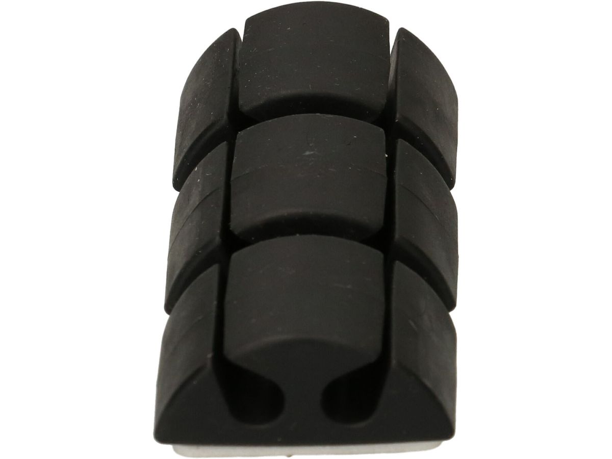 2 slots cable clips black