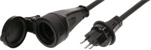 IP55 rallonge GDV H07RN-F3G1.5 5m noir type 13 / type 13