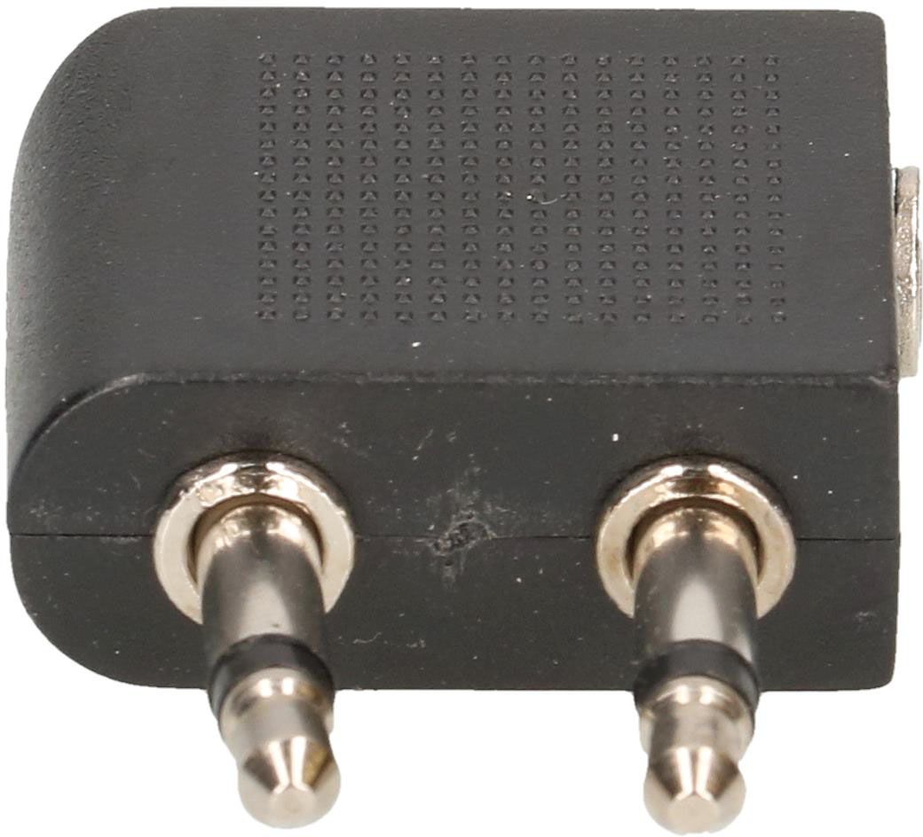 Audio-Flugzeugadapter schwarz