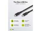 Ladekabel USB-C 100W 1m schwarz