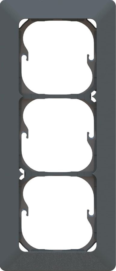 Kopfzeile UP 3x1 senkrecht priamos anthrazit