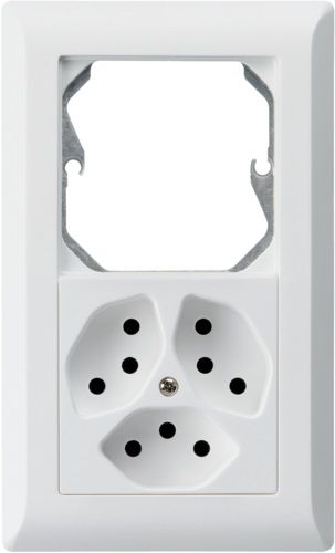 combinazione vuoto / 3x tipo 13 dim.2x1 INC Kallysto bianco