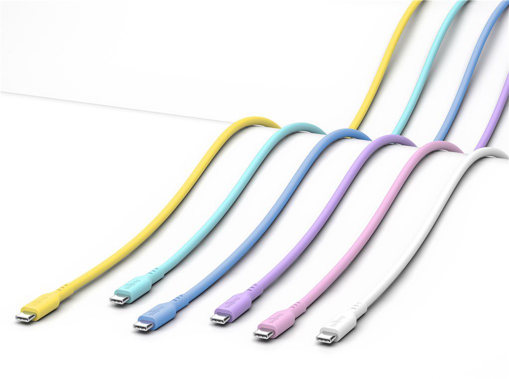 Ladekabel USB-C Silikon 1.5m pink