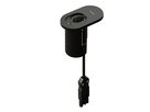 ORBIT bloc multiprise noir 1x type 13 2x USB-C