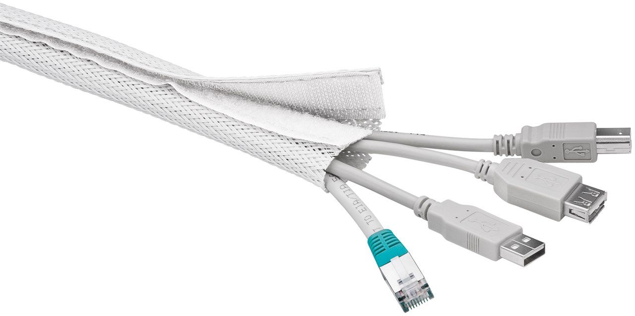 smanchon de câble flexible 1.8m bc avec fermeture autoagrippante