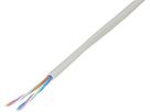 Telefonkabel U72 2x4x0,5mm2 grau