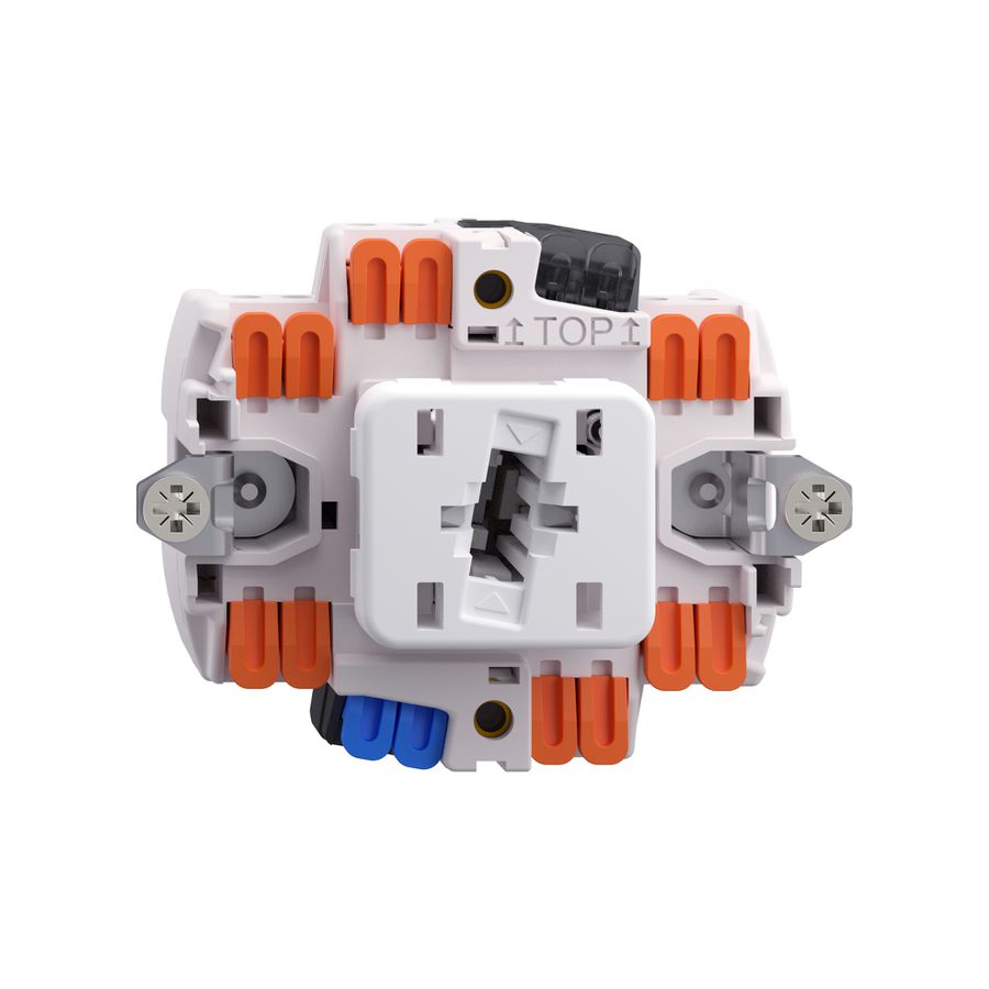 Druckschalter Schema 6 beleuchtet Einsatz EdizioDue