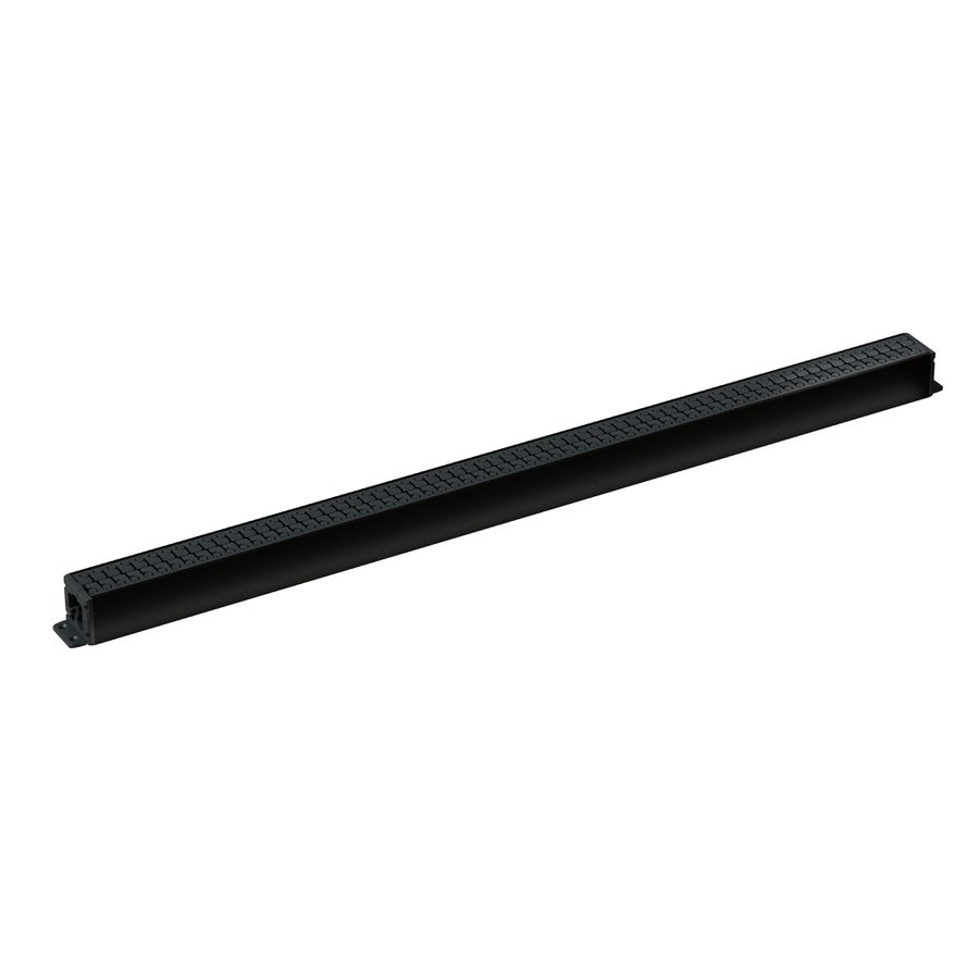 ORGA/TECH Einfach-Organisator schwarz/anthrazit 1m