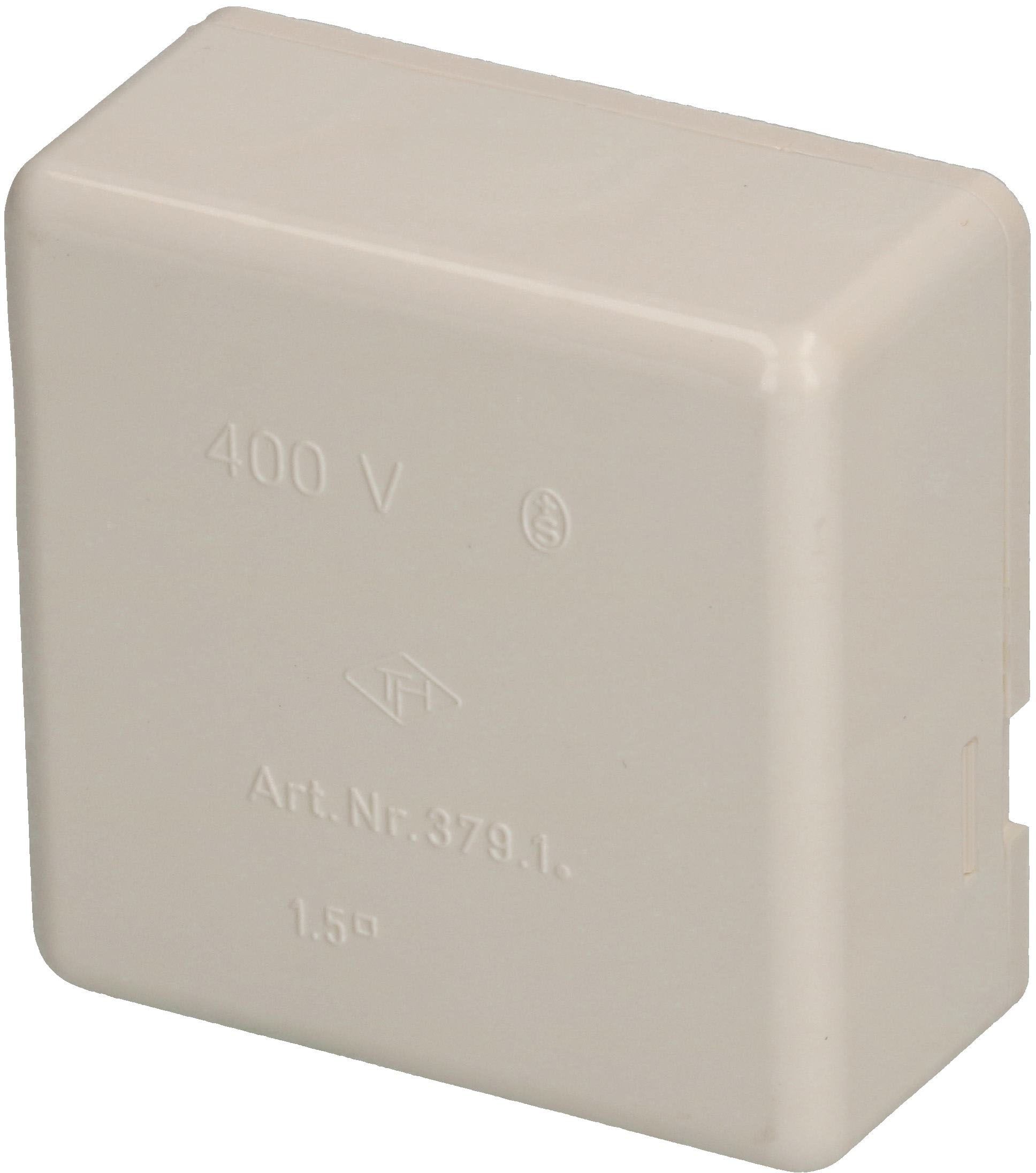 scatola di derivazione 66x66x30mm AP TH mor.6x1.5mm2 400V IP20 bi