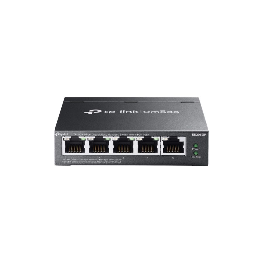 Netzwerk Switch 5 Port Easy Managed PoE+
