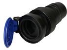 Kupplung Typ 13 3-polig schwarz/blau IP55