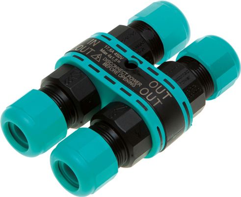 Rundklemmen IP68 AC 179 SVH/ 4 SL LWD Verteiler 4-polig