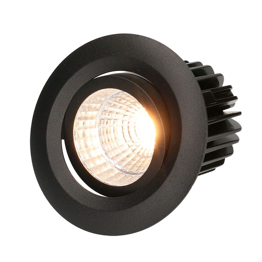LED-Einbauspot MOVE DALI schwarz matt 3000K 960lm 38°