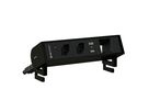 SUPRA bloc multiprise noir 2x type 13 1x USB-A/C 1x module vide