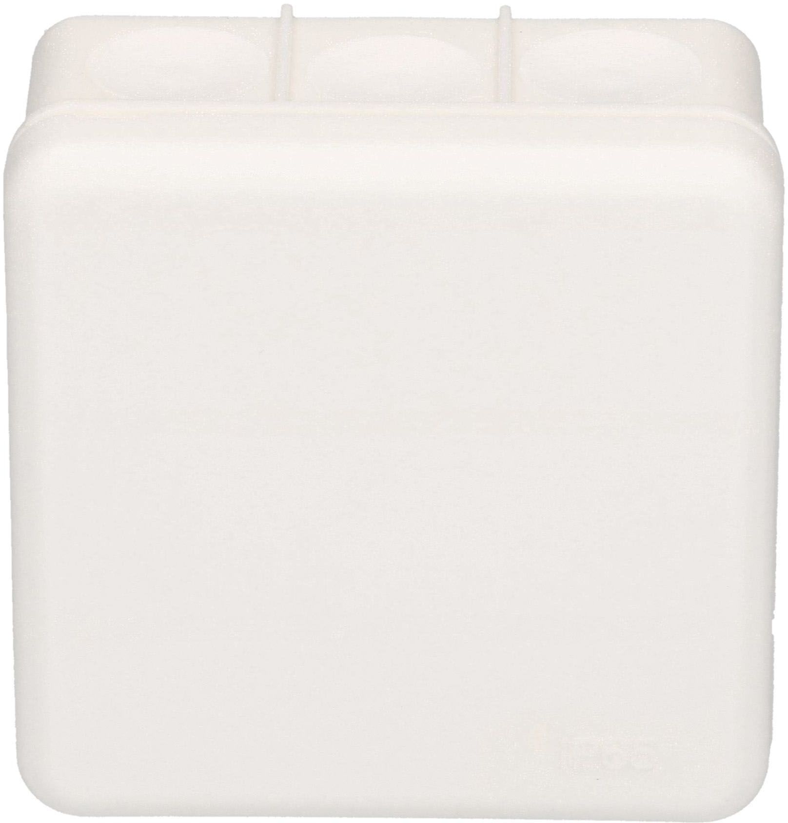 Abzweigdose 85x85x38.5mm AP leer IP65 weiss / 5 Stück