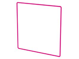 profilo decorativo dim.1x1 priamos rosa / 4 pezzi