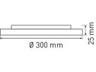 LED luce a soffitto SLIM 30 PIR 3000-4000K 18-25W