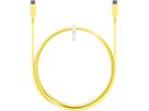 cavo di ricarica USB-C silicone 1.5m giallo