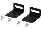 BOX/CAP Befestigungsset schwarz für 12-30mm Vollkern-Tischplatten