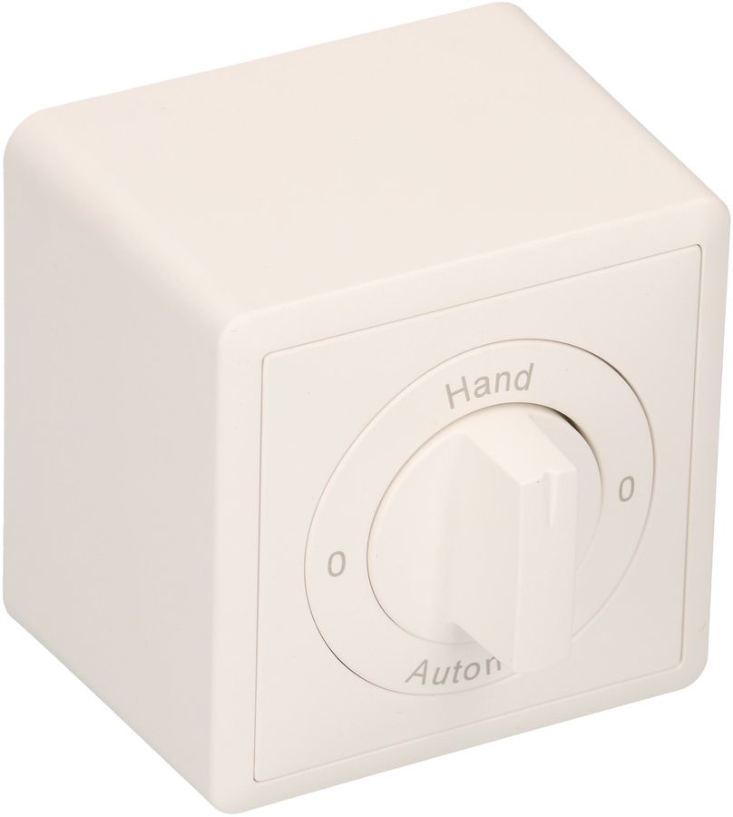 Drehschalter Schema 2/1L 0-Hand-0-Automat AP EdizioDue weiss