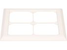 Abdeckrahmen Gr.2x2 UP Kallysto weiss