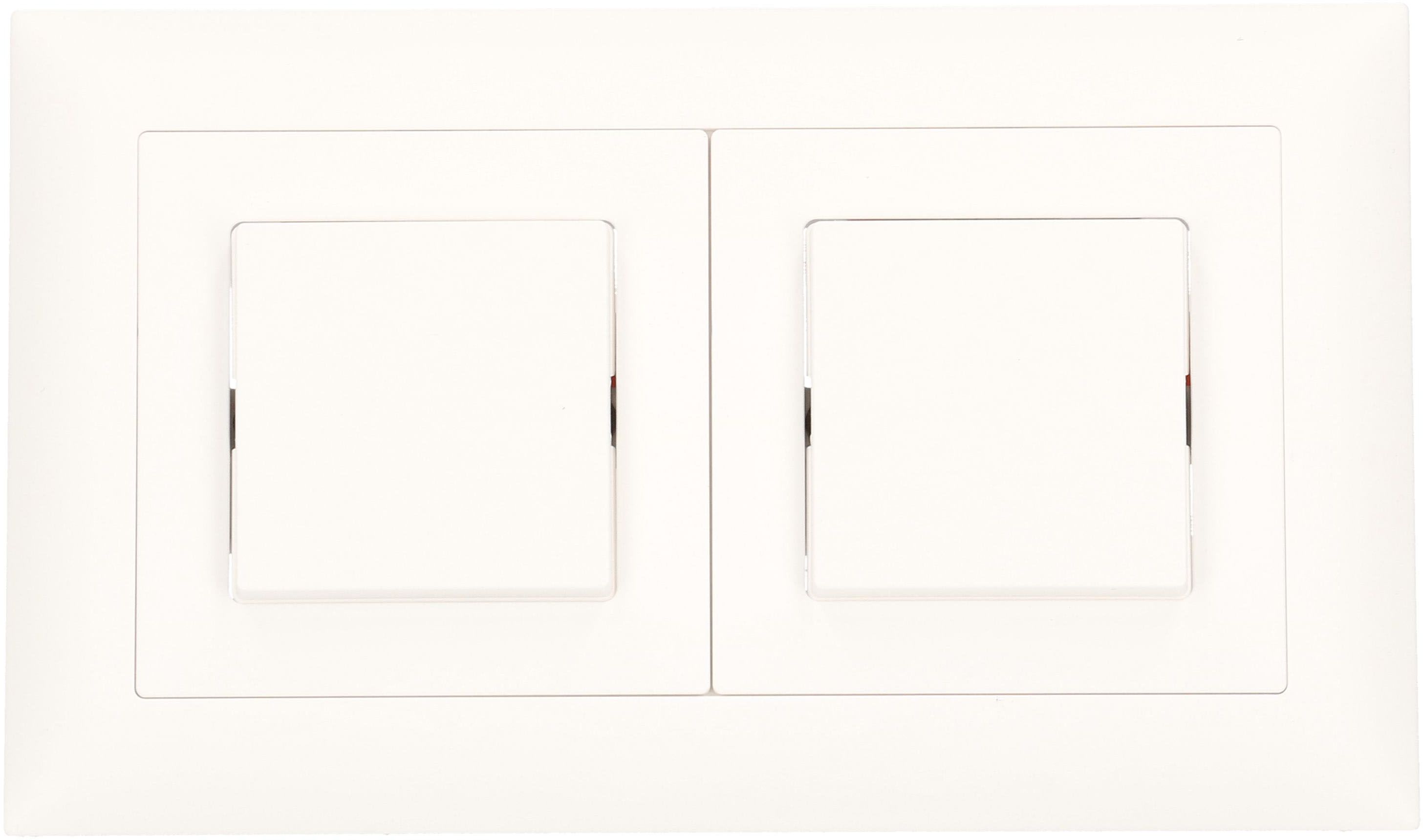 Kombination Schema 3 / Schema 3 Gr.2x1 UP EdizioDue weiss