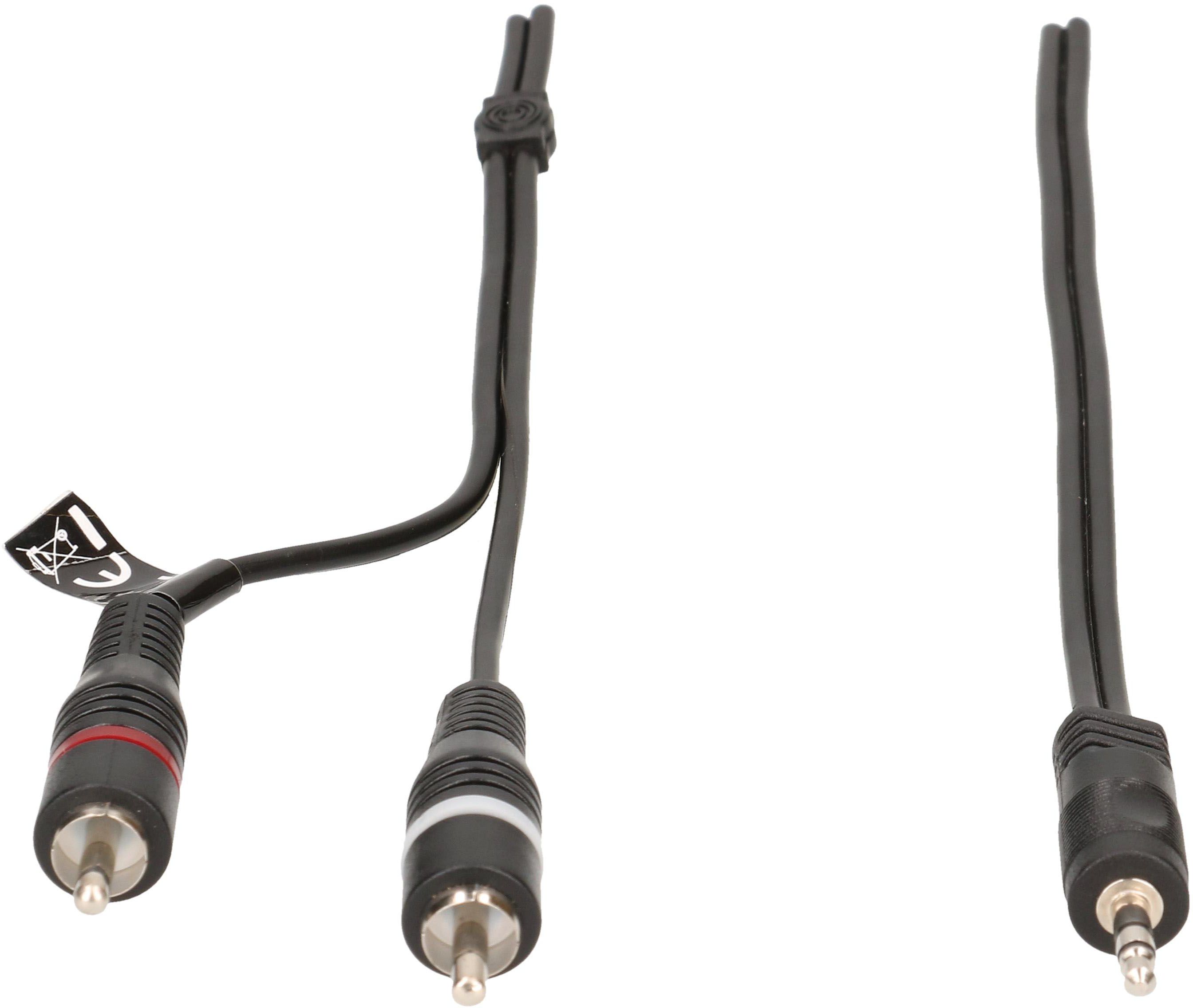 cavo audio adattatore Y HQ stereo spina jack/spina RCA 1.5m