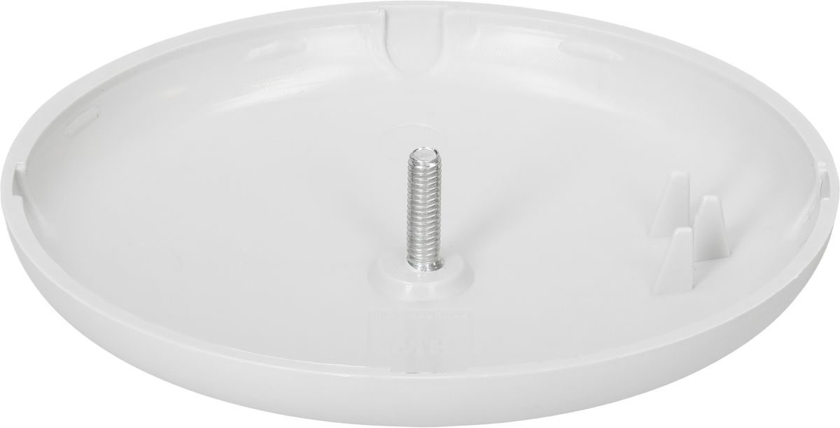 Deckenrosette rund Federbügel lichtgrau