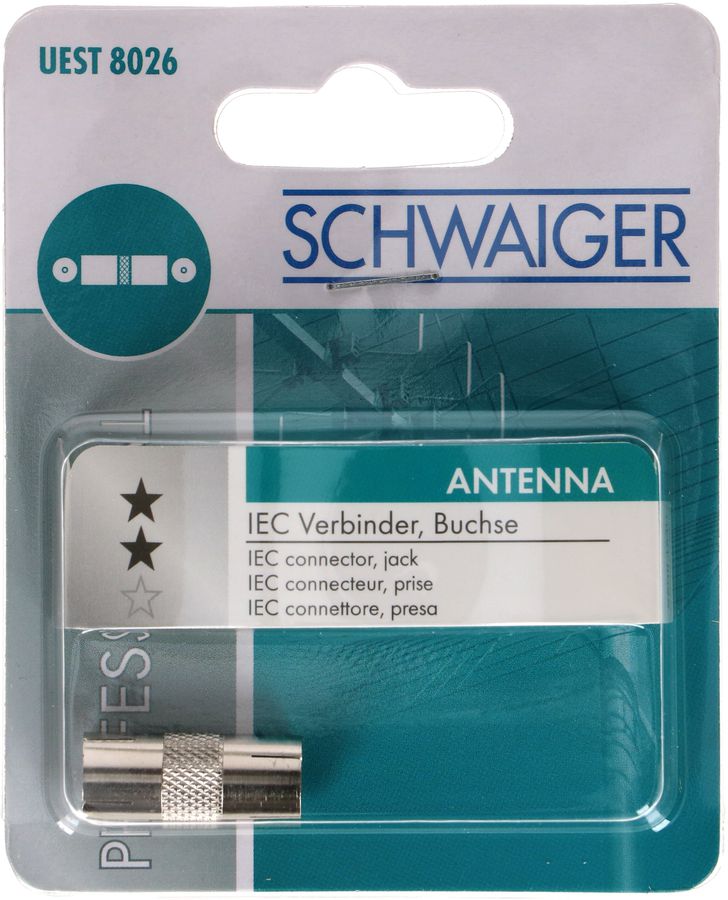 Antennenverbinder Antennenbuchse IEC metall