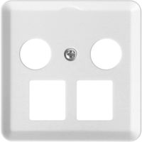 Front plate Multimedia white, priamos