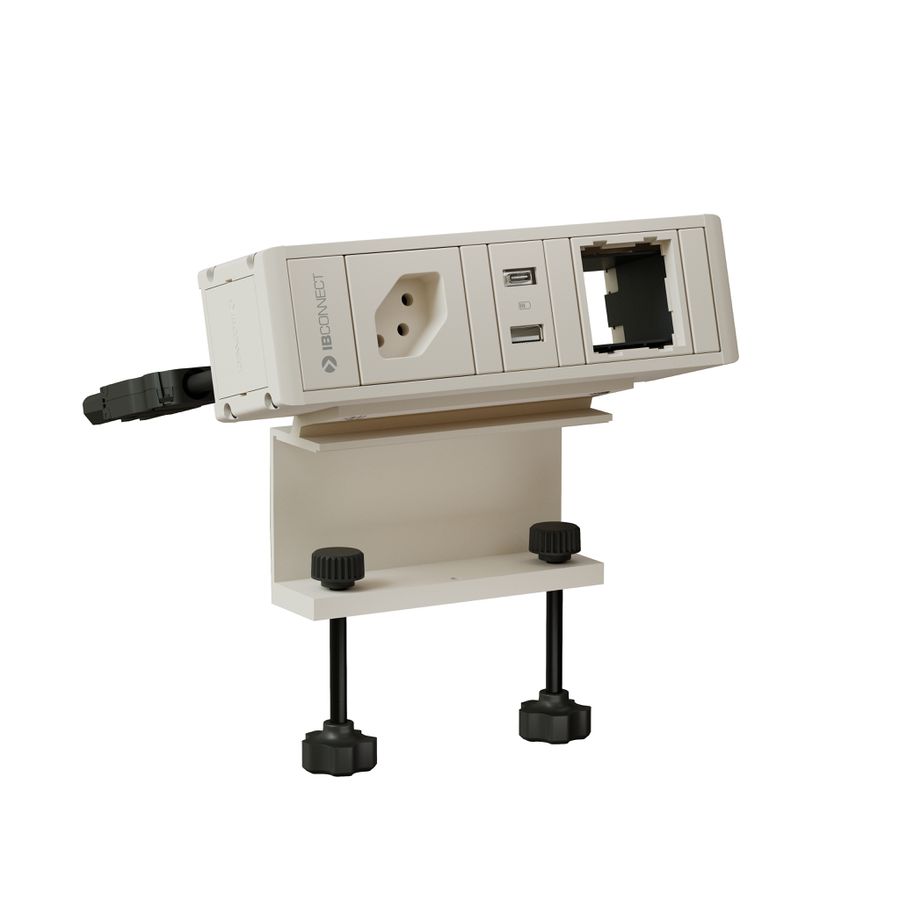 CUBO T presa multipla bianco 1x tipo 13 1x USB-A/C 1x vuoto