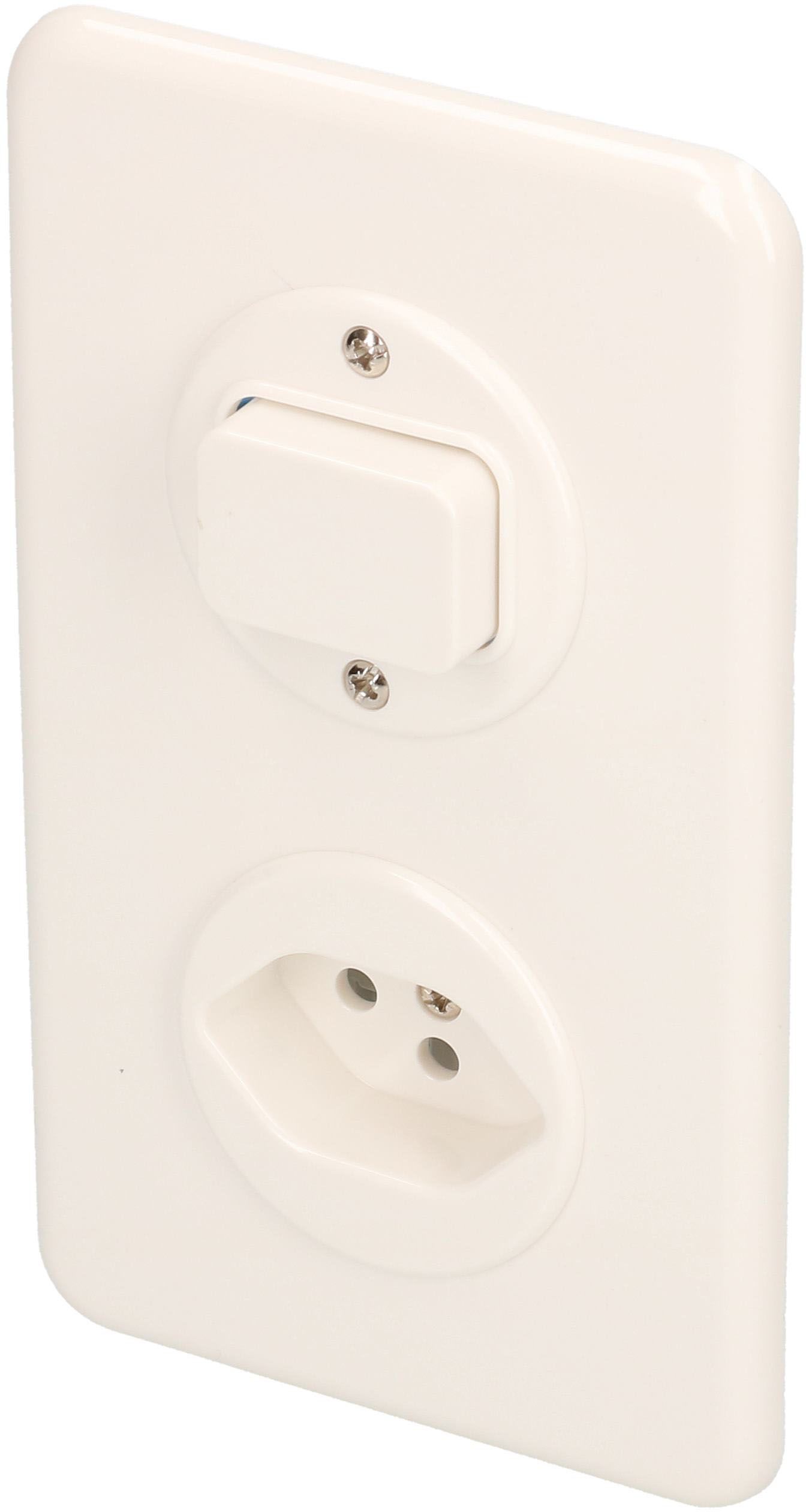 combinazione schema 3 / tipo 13 dim.2x1 INC Basico bianco