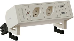 SUPRA Steckdoseneinheit weiss 2x Typ 13 1x USB-C/C