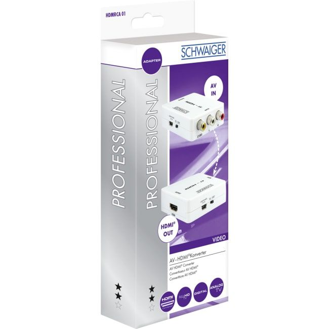 AV-HDMI-Konverter weiss