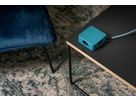 Steckdosenleiste Cube 3x Typ 13 schwarz / gold Sand USB 2m cli.
