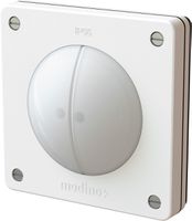 bouton-poussoir double NO/NF 2x illuminé ENC exo IP55 blanc