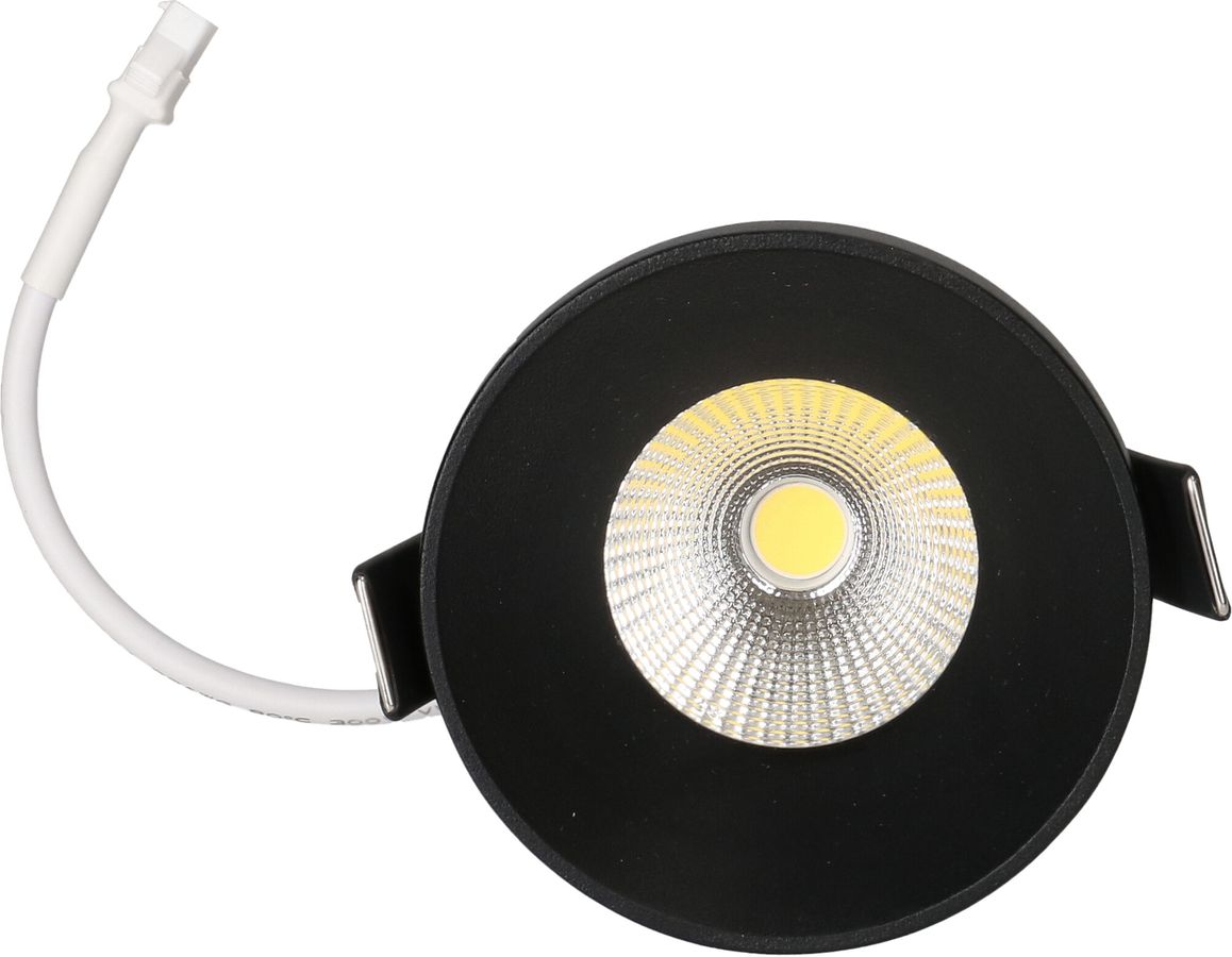 spot encastré à LED ATMA 68 noir 3000K 660lm 32°