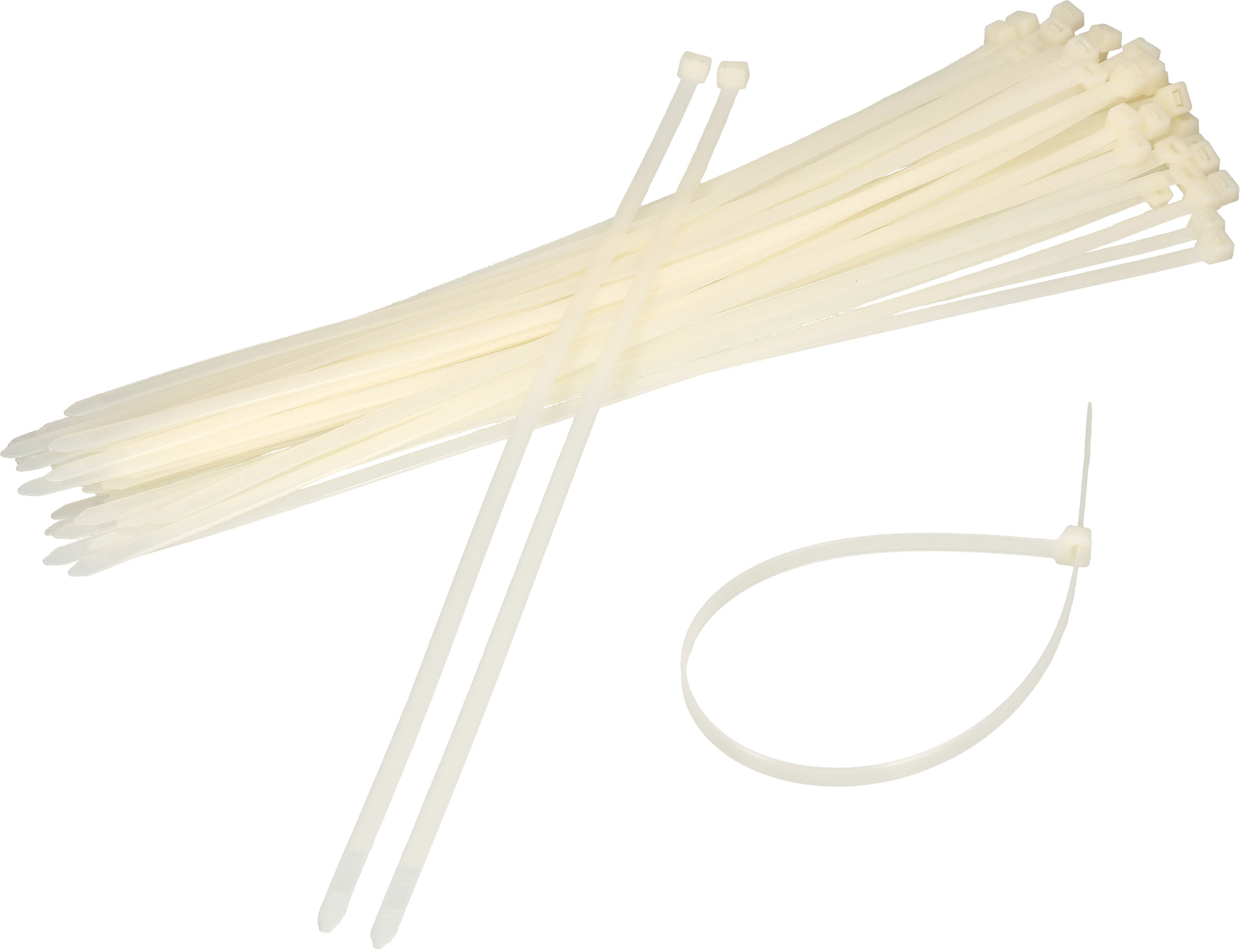 Cable ties transparent 7,6x450mm