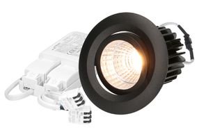 LED-Einbauspot "MOVE" DALI schwarz matt, 3000K, 960lm, 38°