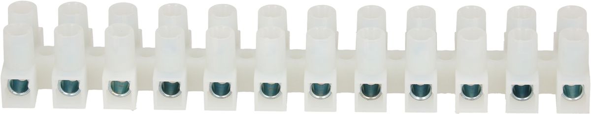barrette de bornes 0.5-10mm2 12 pôles transparent / 2 pièces