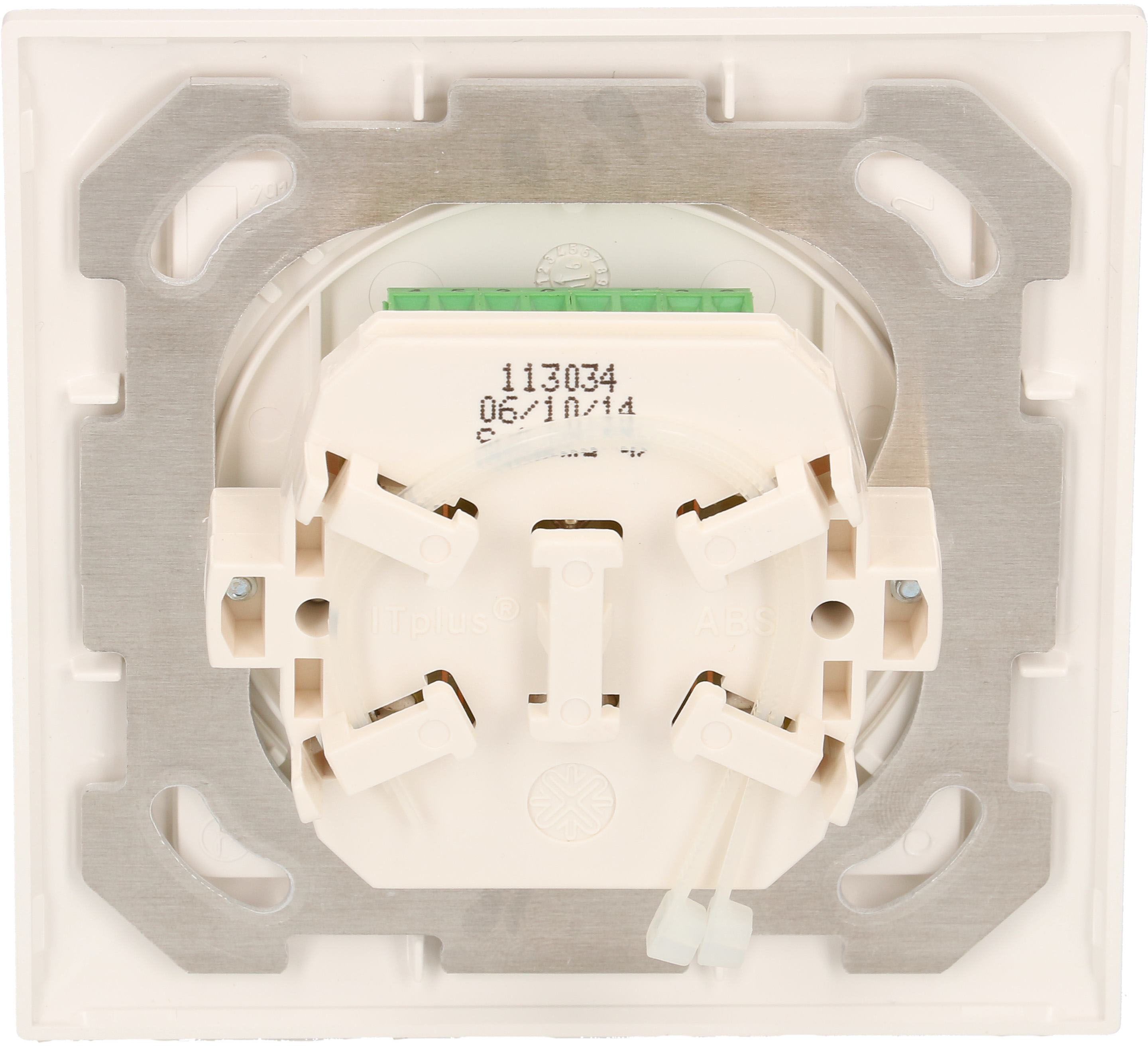 Telefon/Netzwerk 4xRJ45 Kat. 5e UP EdizioDue weiss