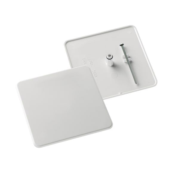 coperchio a innesto per scatola di derivazione GR2/3 130x130mm bi