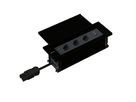 NEXO Steckdoseneinheit schwarz 3x Typ 13 1x USB-A/C