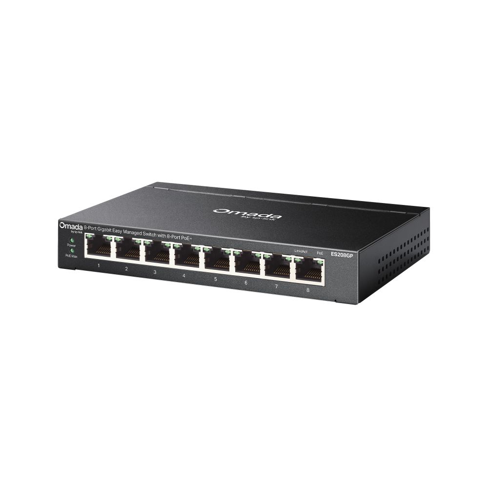 Netzwerk Switch 8 Port Easy Managed PoE+