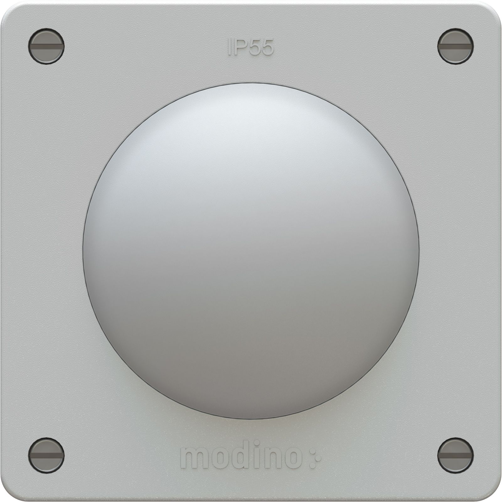 bouton-poussoir NO/NF ENC exo IP55 gris clair