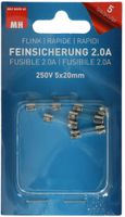 Feinsicherung 2A flink 250V 5x20mm / 5 Stück