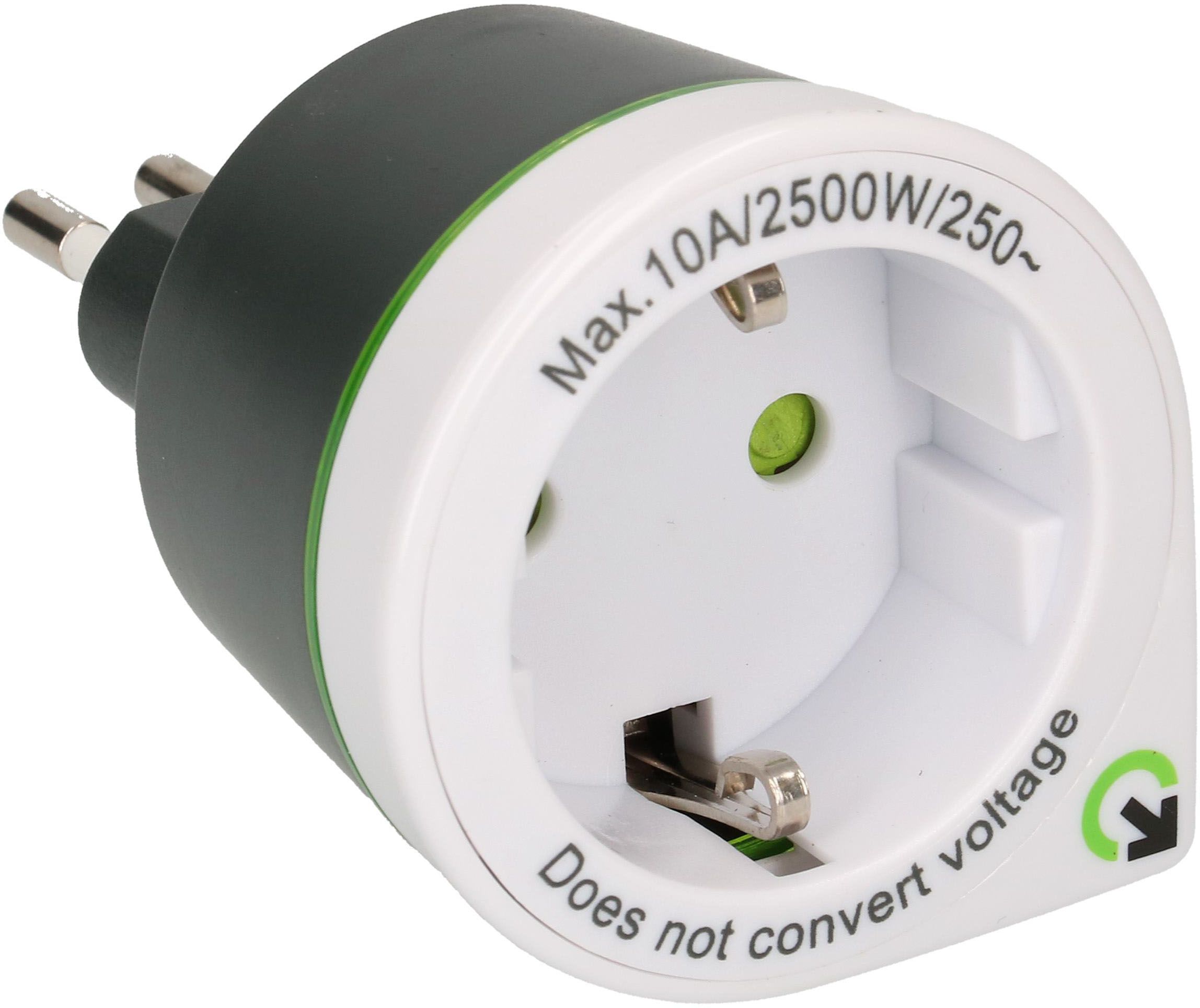 Reiseadapter Europe to Italy