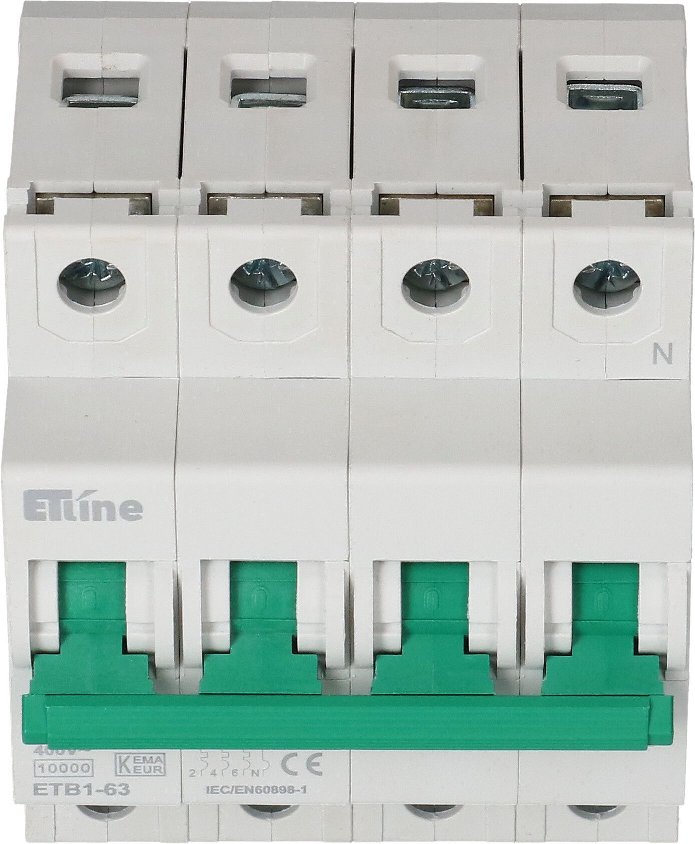 Leitungsschutzschalter 3P+N C 10A 10kA