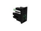 LIBERTY USB Charger QF05 TUF-R/EP avec 2x USB-C 150W noir